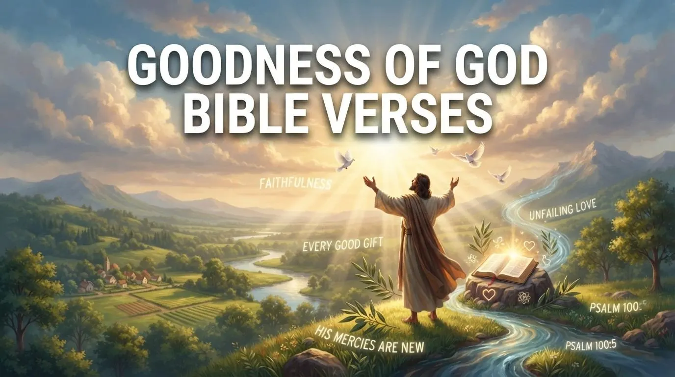 goodness of god bible verses